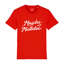 Load image into Gallery viewer, Muscles & Mistletoe T-Shirt