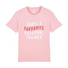 Load image into Gallery viewer, Santa's Favourite Personal Trainer T-Shirt