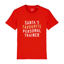 Load image into Gallery viewer, Santa's Favourite Personal Trainer T-Shirt