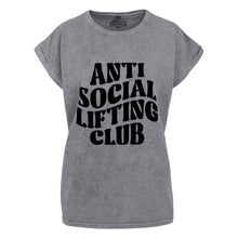 Load image into Gallery viewer, Anti Social Lifting Club Acid Wash T-Shirt
