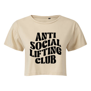 Anti Social Lifting Club Cropped T-Shirt