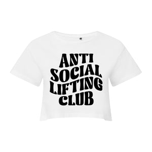 Anti Social Lifting Club Cropped T-Shirt