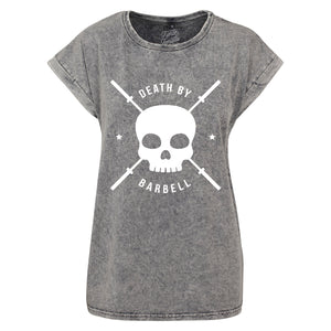 Death By Barbell Acid Wash T-Shirt