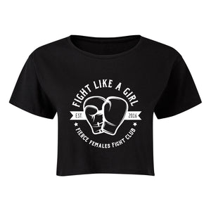 Fight Like A Girl Cropped T-Shirt