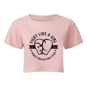 Fight Like A Girl Cropped T-Shirt