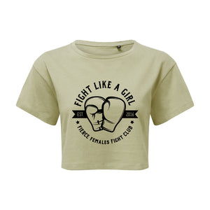 Fight Like A Girl Cropped T-Shirt