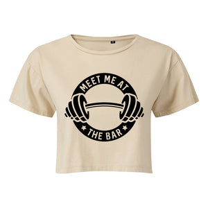 Meet Me At The Bar Cropped T-Shirt