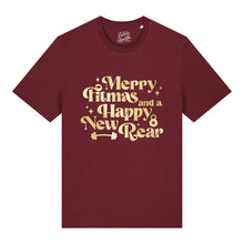 Load image into Gallery viewer, Merry Fitmas &amp; A Happy New Rear T-Shirt

