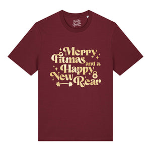 Merry Fitmas & A Happy New Rear T-Shirt