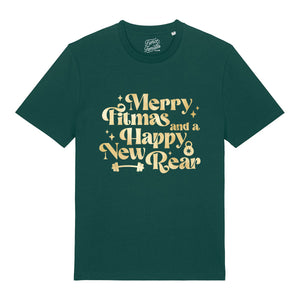 Merry Fitmas & A Happy New Rear T-Shirt