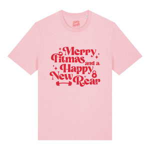 Merry Fitmas & A Happy New Rear T-Shirt