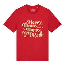 Load image into Gallery viewer, Merry Fitmas &amp; A Happy New Rear T-Shirt
