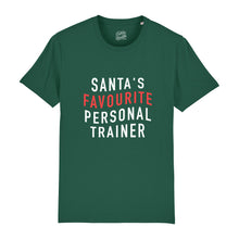 Load image into Gallery viewer, Santa&#39;s Favourite Personal Trainer T-Shirt
