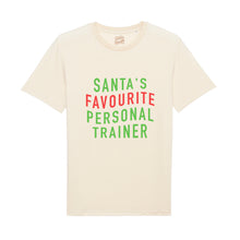 Load image into Gallery viewer, Santa&#39;s Favourite Personal Trainer T-Shirt
