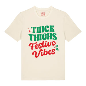 Thick Thighs Festive Vibes T-Shirt