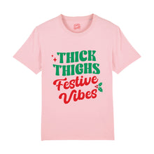 Load image into Gallery viewer, Thick Thighs Festive Vibes T-Shirt
