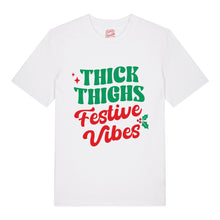 Load image into Gallery viewer, Thick Thighs Festive Vibes T-Shirt
