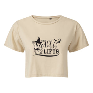 This Witch Lifts Cropped T-Shirt